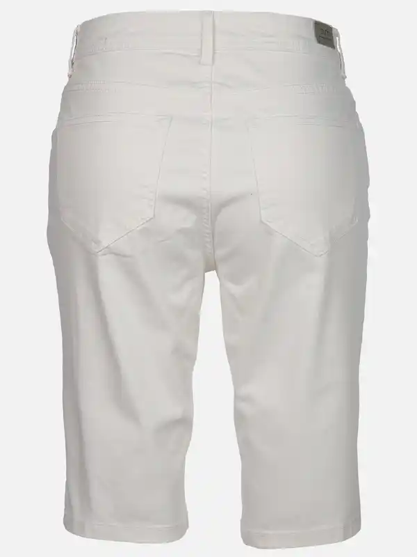 Bild 2 von Damen Bermuda in Slim Fit Weiß