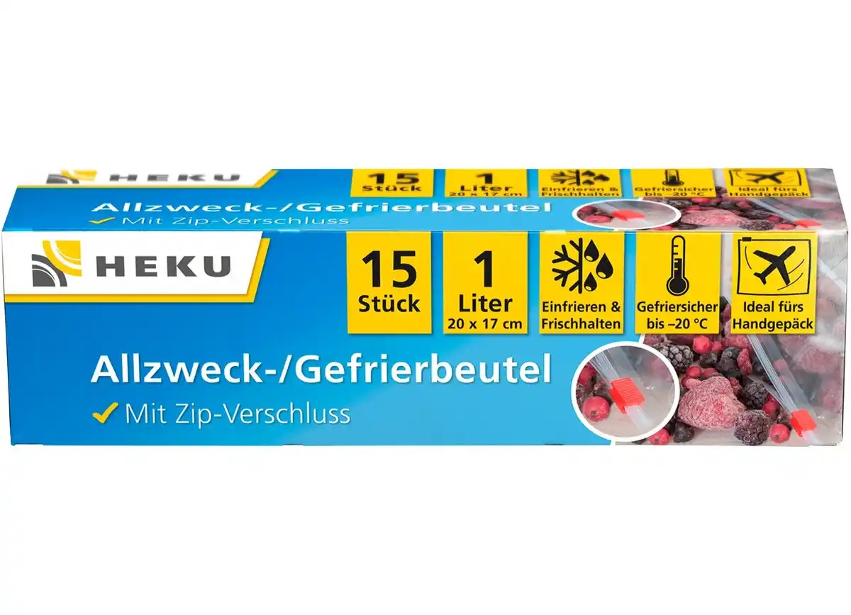 Bild 1 von Gefrierbeutel mit Zip-Verschluss