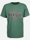 Bild 1 von Herren Arbeitsshirt mit Frontspruch Grün
