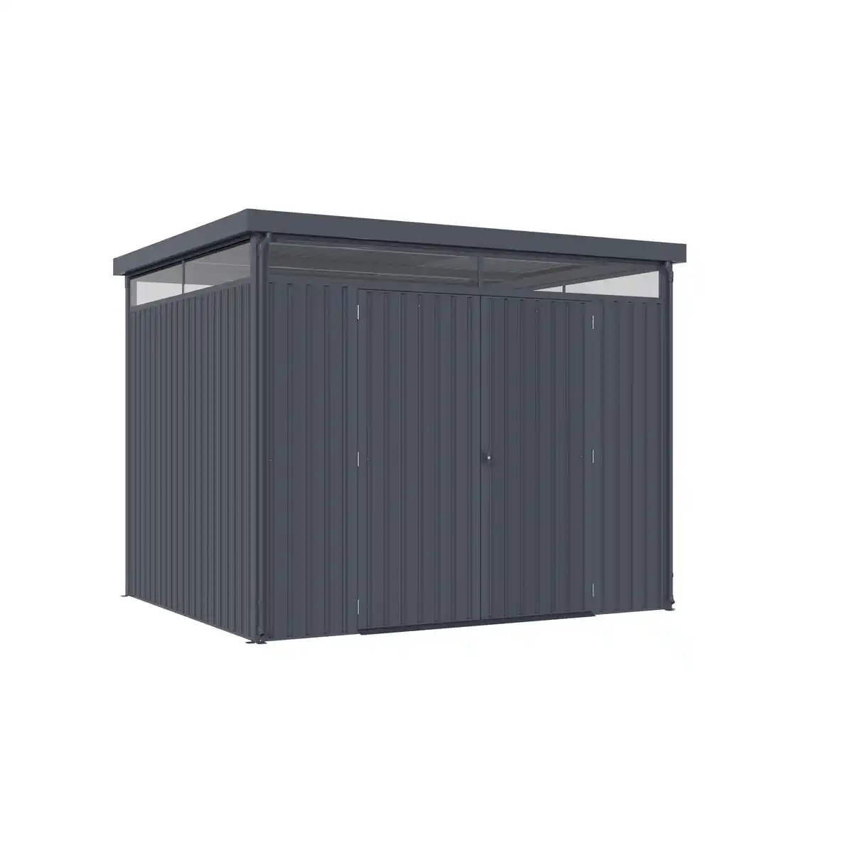 Bild 1 von Pergart Gerätehaus 'Rheinfelden 108' anthrazit 290 x 245 x 226 cm