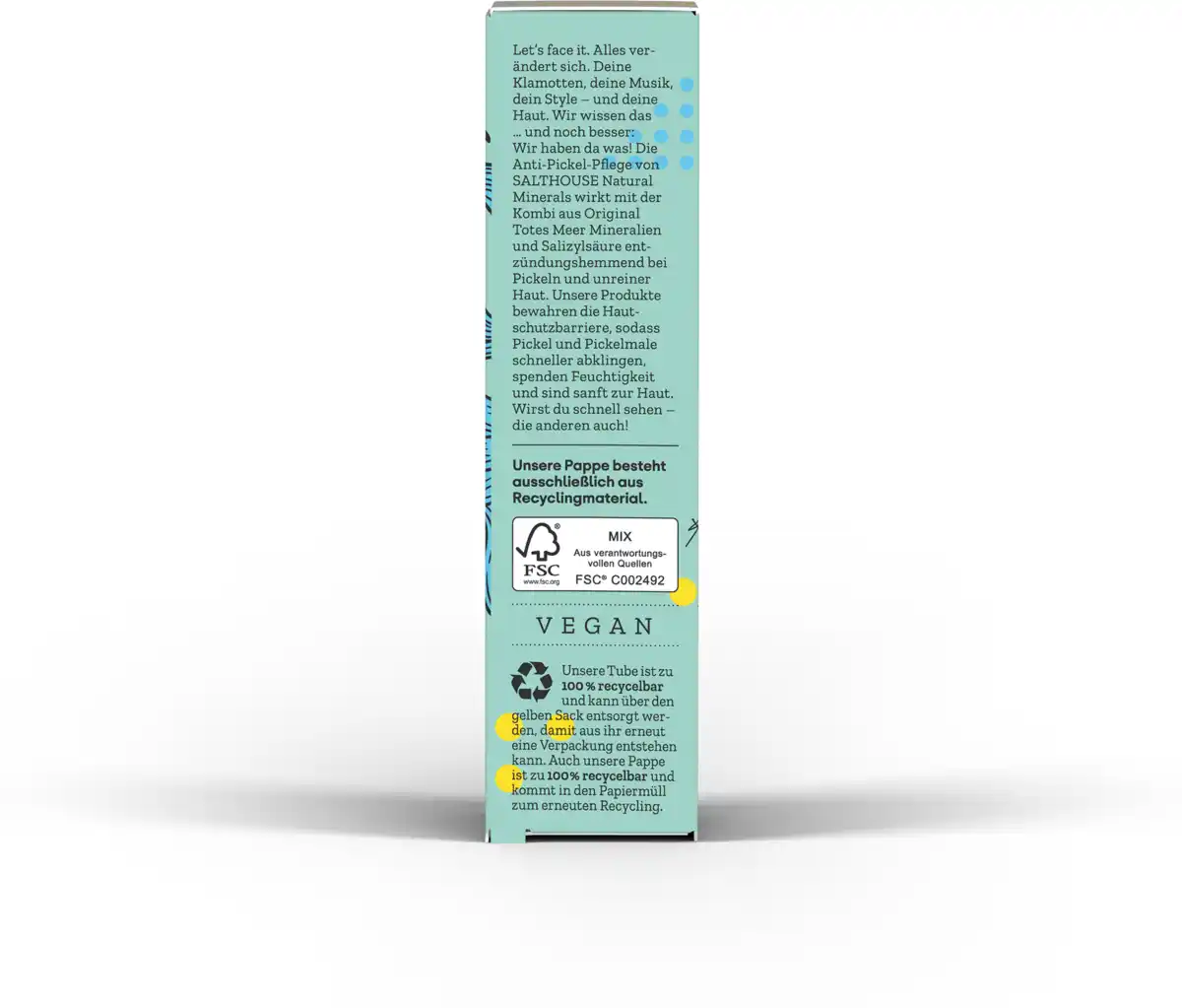 Bild 2 von Salthouse Natural Minerals Anti Pickel Akut Ice Gel, 15 ml