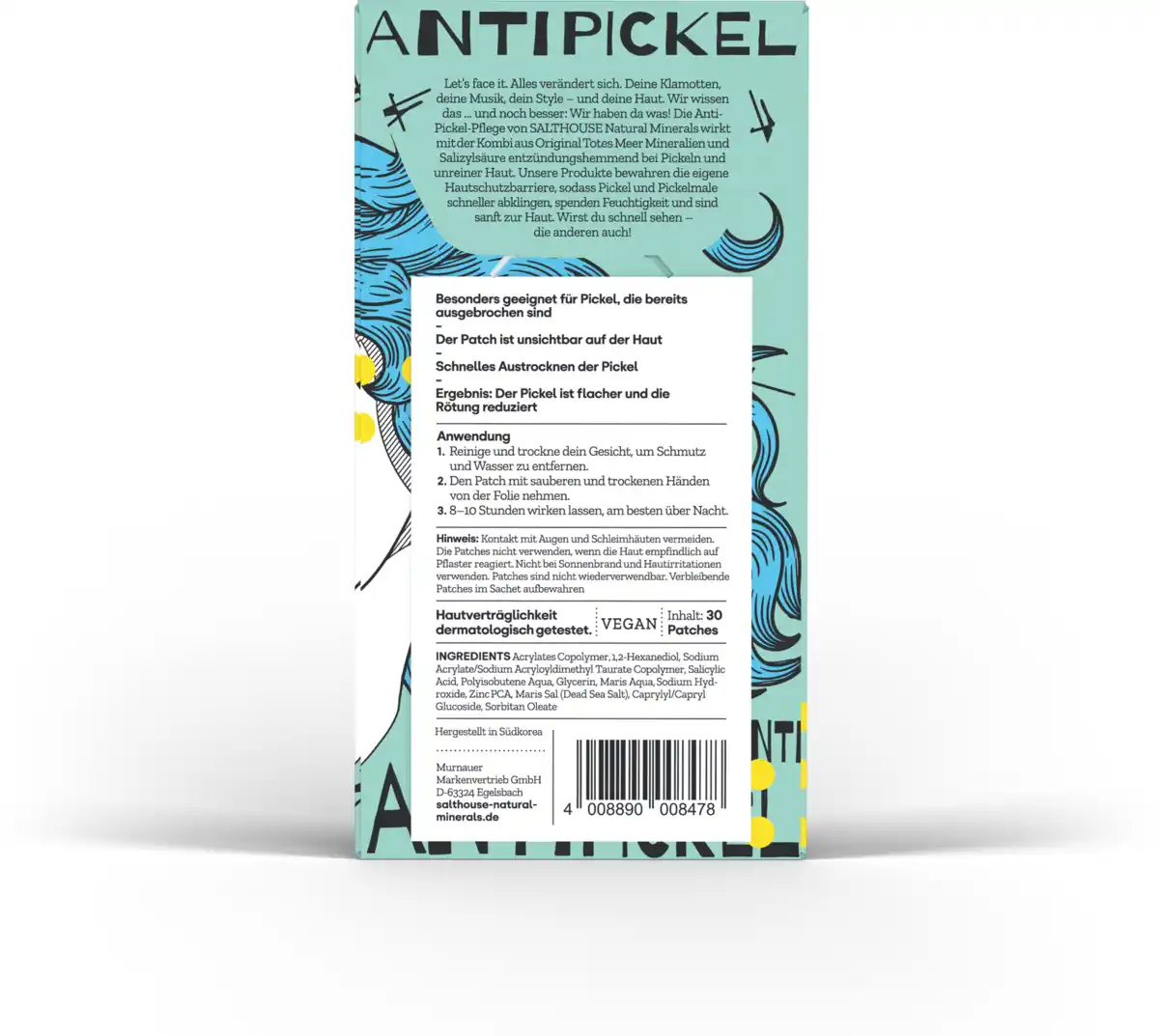 Bild 2 von Salthouse Natural Minerals Anti Pickel Patches