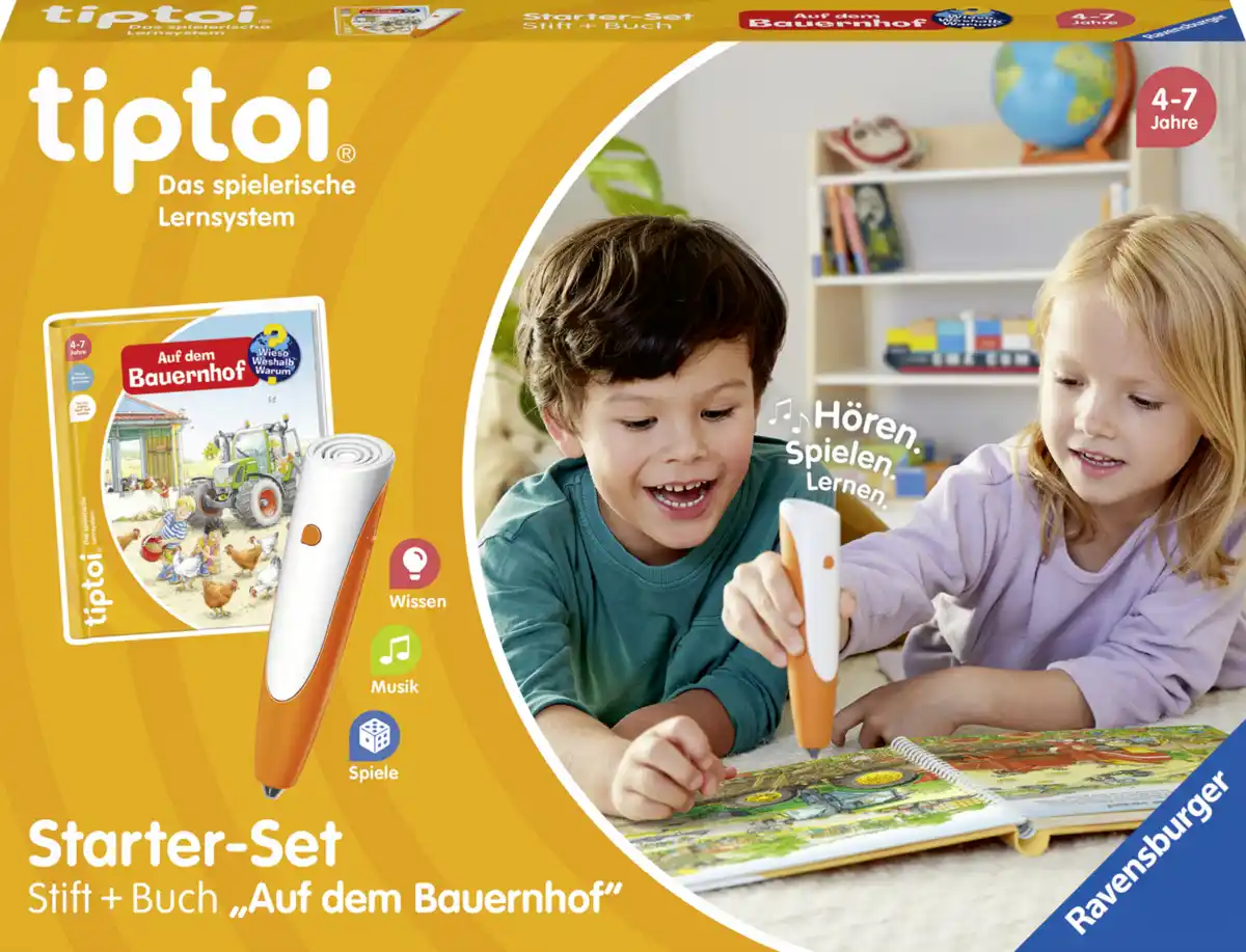 Bild 1 von Ravensburger tiptoi® Starter-Set: Stift und Bilderbuch Bauernhof
