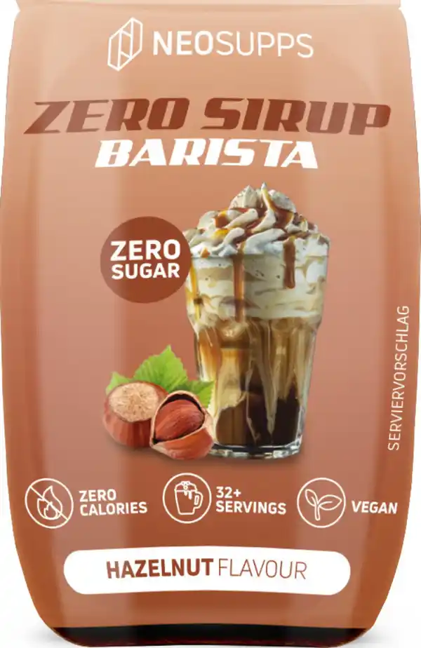 Bild 1 von Neosupps Zero Sirup Barista Hazelnut, 65 ml