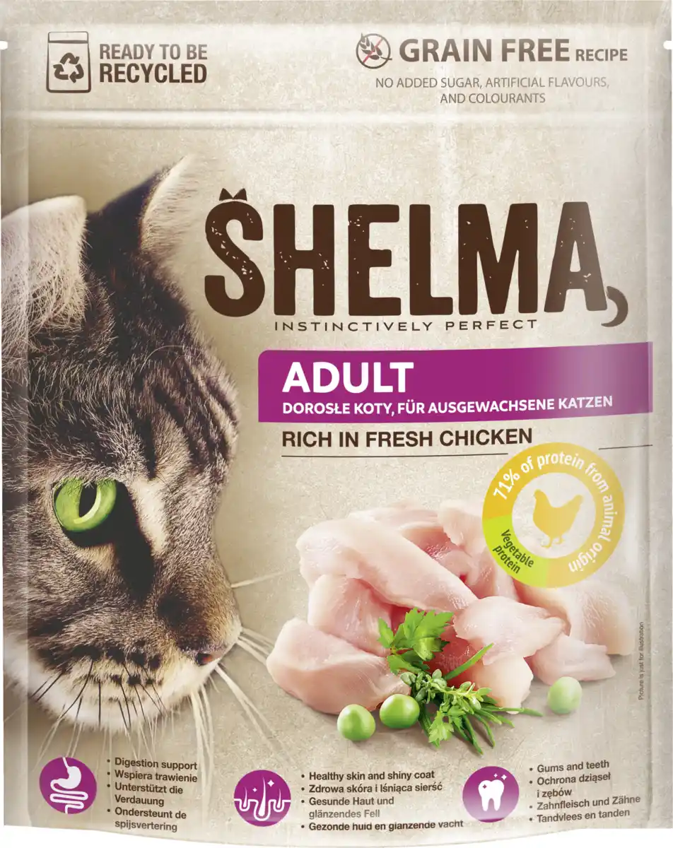 Bild 1 von Shelma Trockenfutter Adult Huhn, 750 g