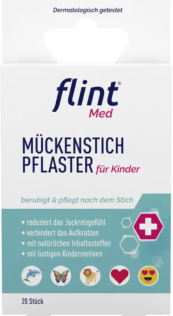 Bild 1 von Flint Med Mückenstich Pflaster für Kinder