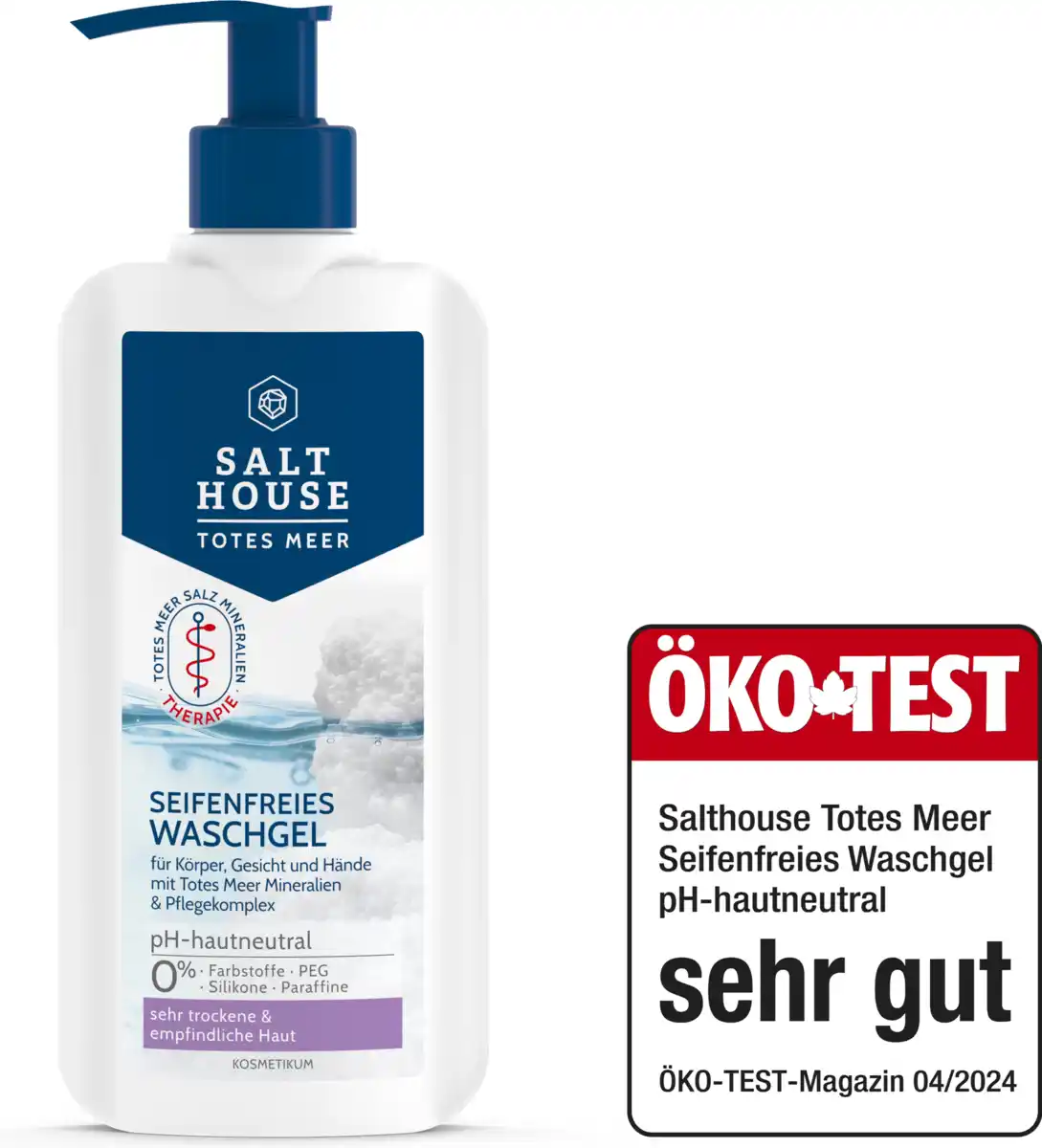 Bild 1 von Salthouse Totes Meer Therapie Seifenfreies Waschgel, 250 ml