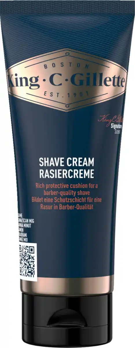 Bild 1 von King C. Gillette Rasiercreme für Männer, 175 ml