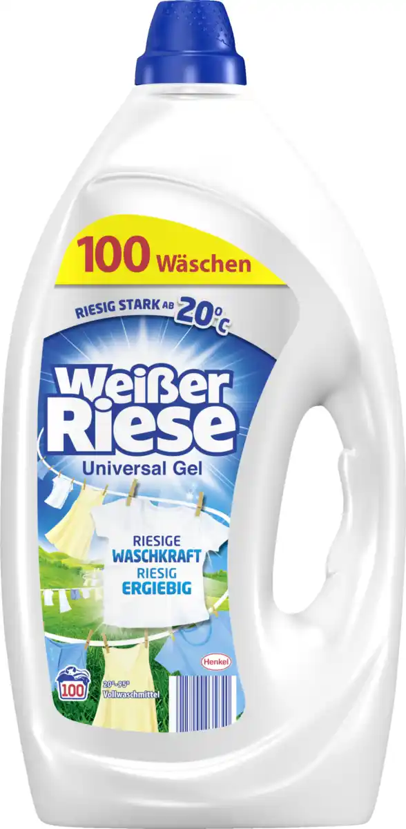 Bild 1 von Weißer Riese Universalwaschmittel Gel 100 WL