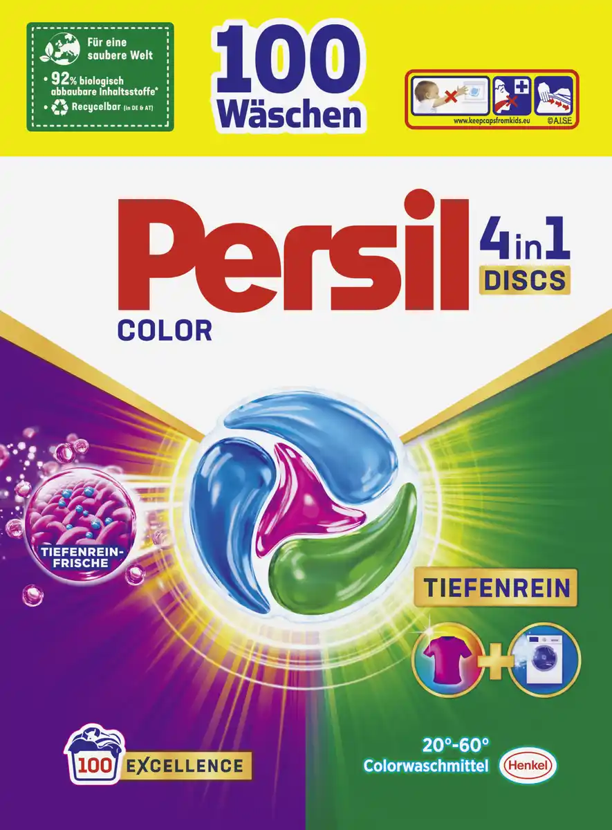 Bild 1 von Persil Colorwaschmittel Discs 4in1 100 WL