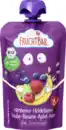 Bild 1 von FruchtBar Bio Fruchtpüree Himbeere, Heidelbeere, Traube, Banane, Apfel & Hafer, 100 g