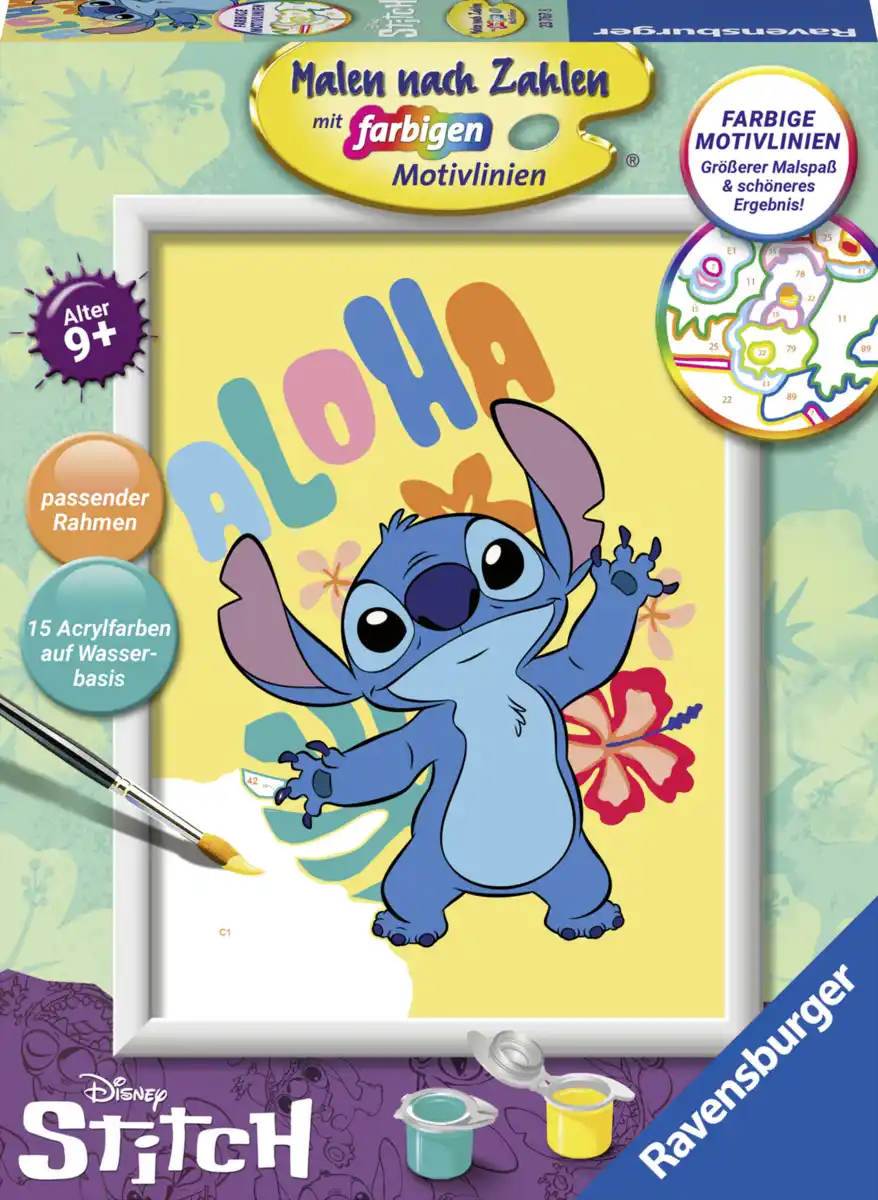 Bild 1 von Ravensburger Malen nach Zahlen Disney Stitch