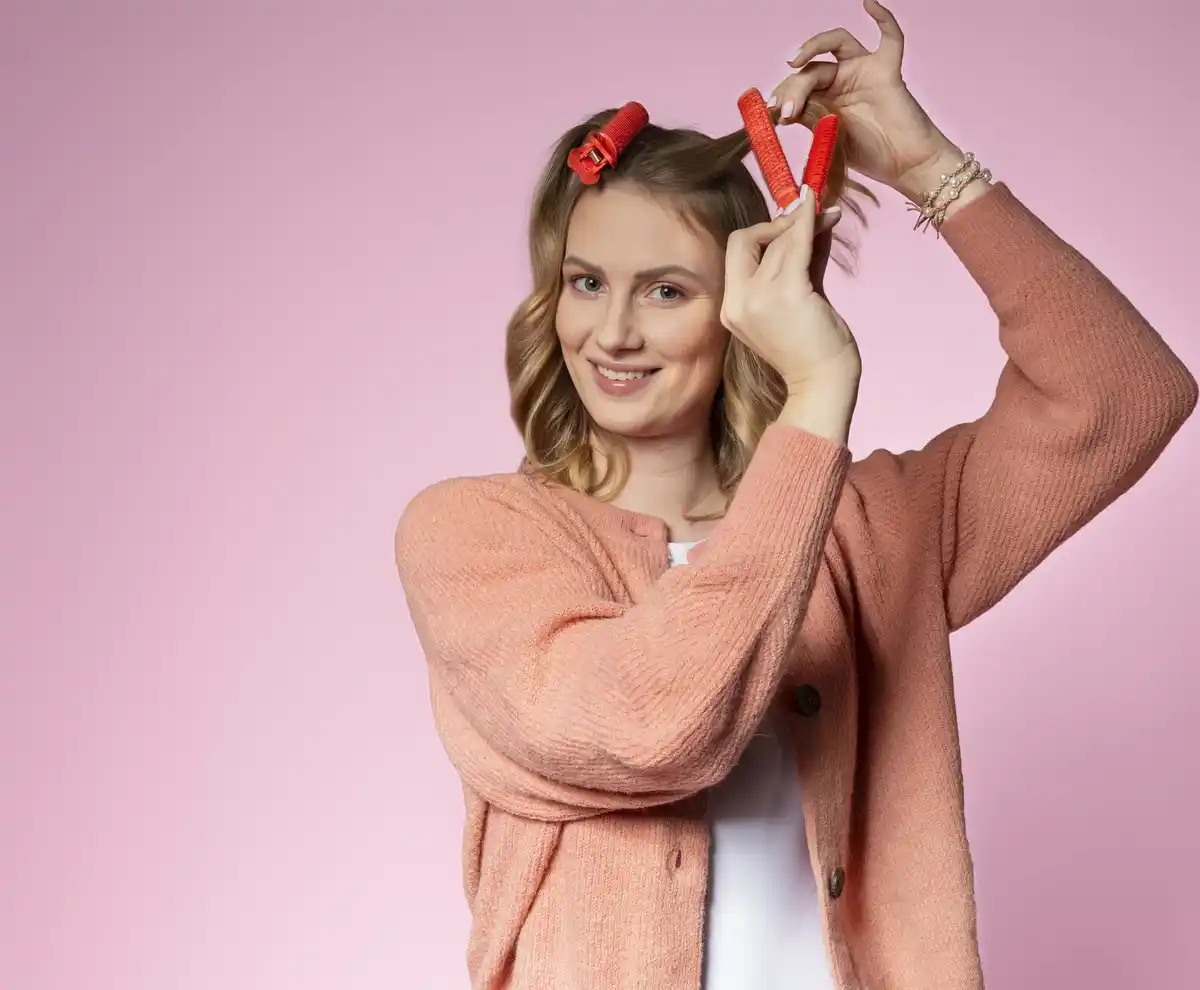 Bild 4 von invisibobble® Set Roller Rose Volume Clips