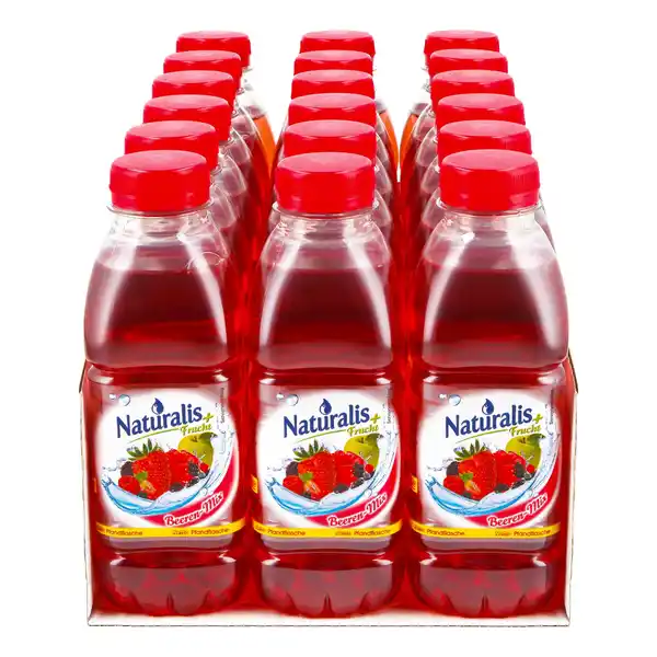 Bild 1 von Naturalis Fruchtsaftgetränk Beeren-Mix 0,5 Liter, 18er Pack