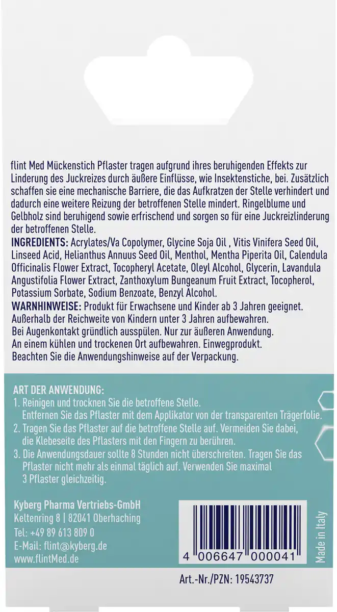 Bild 2 von Flint Med Mückenstich Pflaster für Kinder