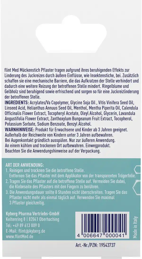 Bild 2 von Flint Med Mückenstich Pflaster für Kinder