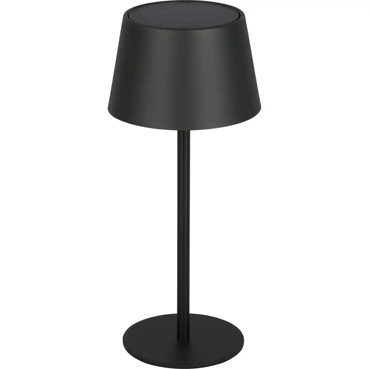 Bild 1 von toom Solar-Tischleuchte 'Emilio' Metall schwarz Ø 13 x 30 cm