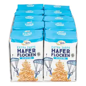 Kornmühle Haferflocken zart 500 g, 10er Pack