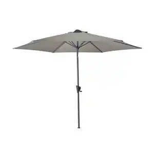 toom Marktschirm 'Lanzarote' taupe Ø 300 cm