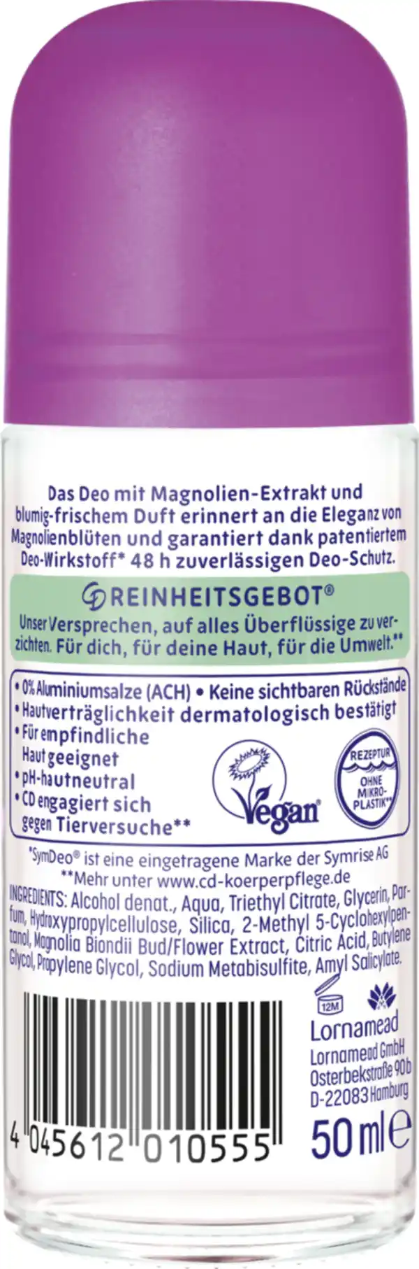 Bild 2 von CD Deo Roll-on Pure Magnolie, 50 ml