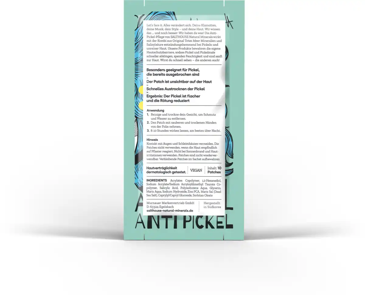 Bild 4 von Salthouse Natural Minerals Anti Pickel Patches