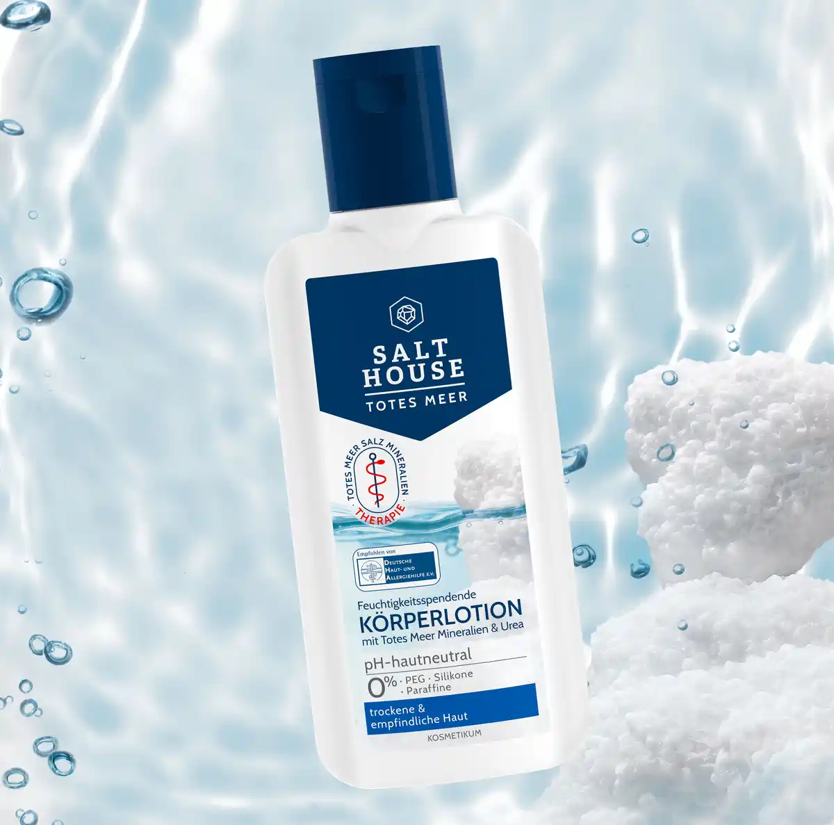Bild 3 von Salthouse feuchtigkeitsspendende Körperlotion mit Totes Meer Mineralien & Urea, 250 ml