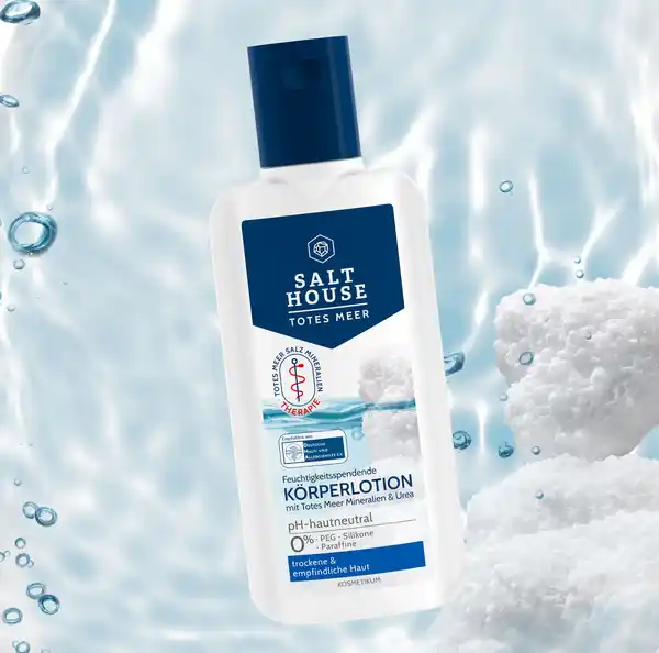 Bild 3 von Salthouse feuchtigkeitsspendende Körperlotion mit Totes Meer Mineralien & Urea, 250 ml