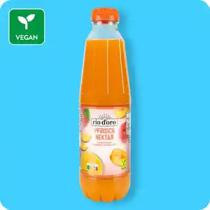 RIO D’ORO Premium-Fruchtnektar, Bananen- oder Pfirsich-Nektar
