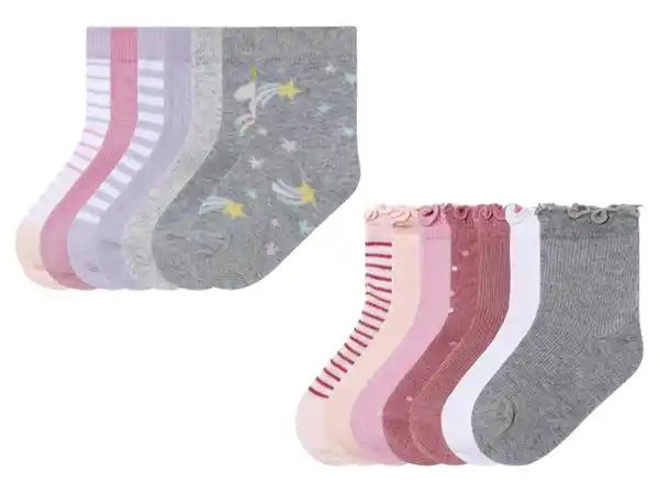 Bild 1 von lupilu® Kleinkinder Socken, 7 Paar, mit Bio-Baumwolle