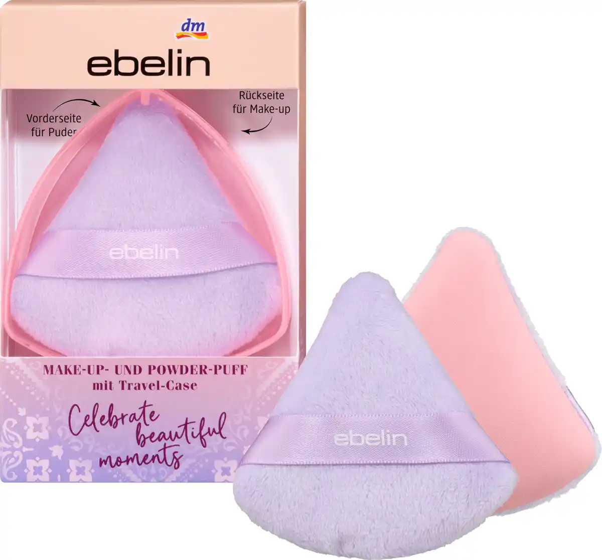 Bild 1 von ebelin Make-up- Powder Puff mit Case Celebrate Beautiful Moments