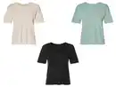Bild 1 von esmara® Damen Leinen-T-Shirt, mit überschnittenen Schultern