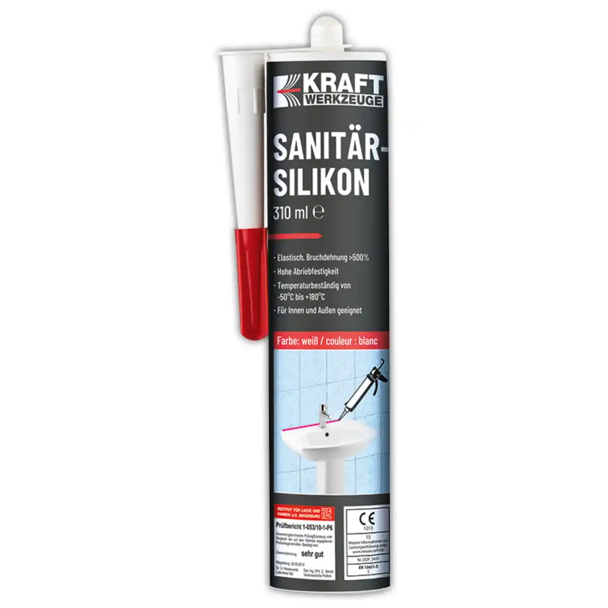 Bild 1 von Kraft Werkzeuge Sanitär-Silikon