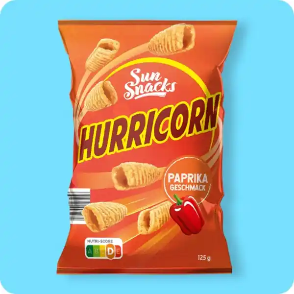 Bild 1 von SUNSNACKS Hurricorn, Nacho-Cheese oder Paprika