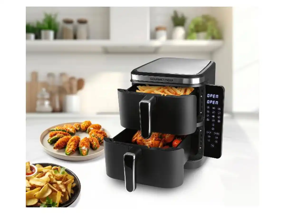 Bild 2 von GOURMETmaxx Heißluftfritteuse, 2800 W, 10 l