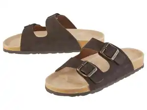 esmara® Damen Pantolette mit Lederdecksohle