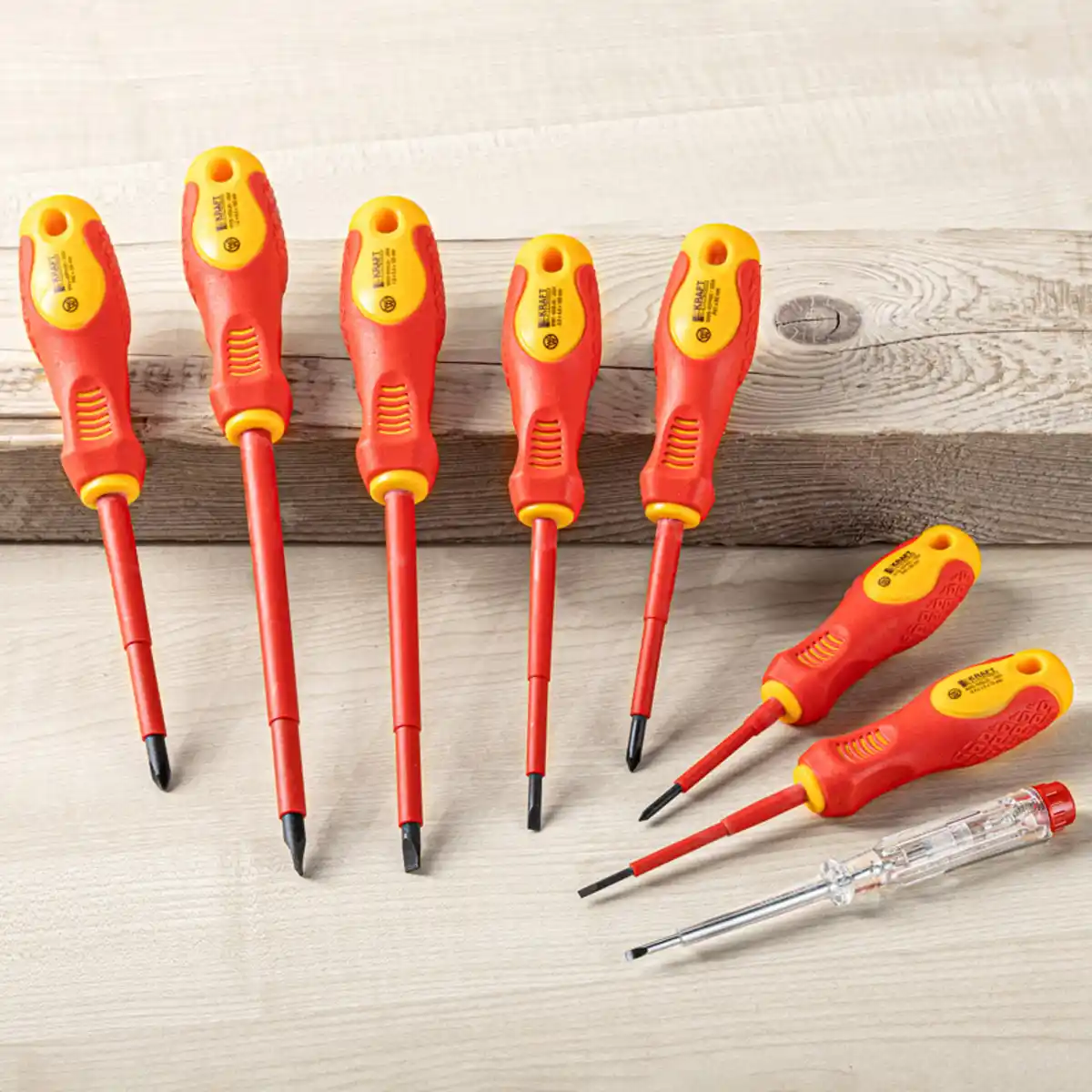 Bild 1 von Kraft Werkzeuge VDE-Schraubendreher-Set 8tlg.