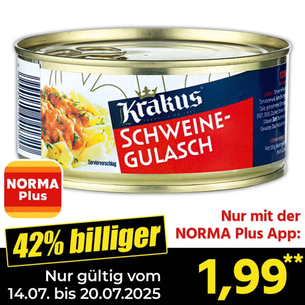 Bild 1 von Krakus Schweinegulasch