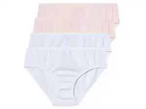 pepperts!® Kinder Mädchen Slips, 4 Stück, aus reiner Bio-Baumwolle