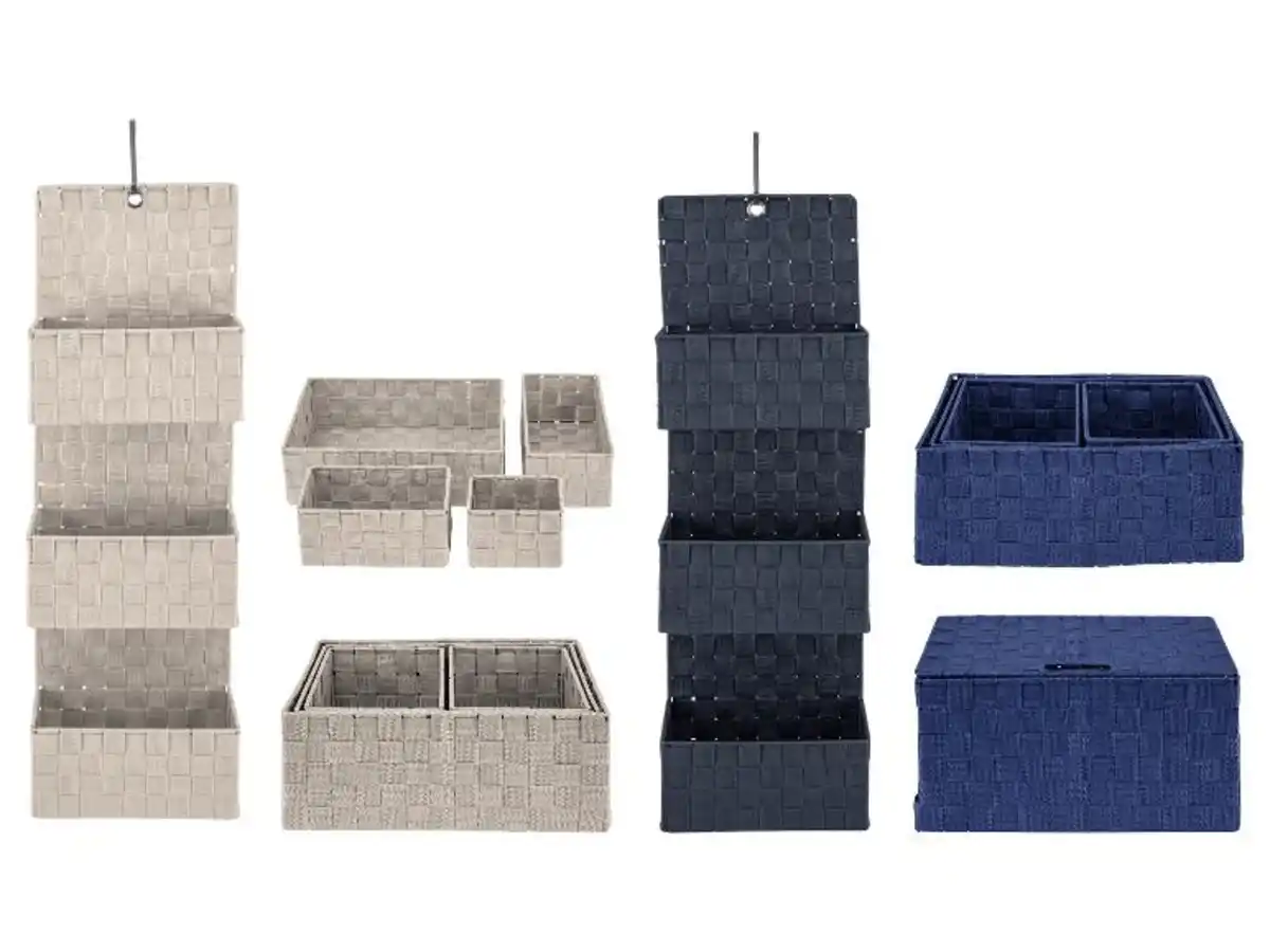 Bild 1 von LIVARNO home Hängeregale/ Aufbewahrungskörbe 4er-Set