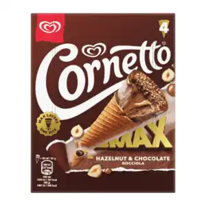 LANGNESE Cornetto Max Hazelnut & Chocolate 360ml