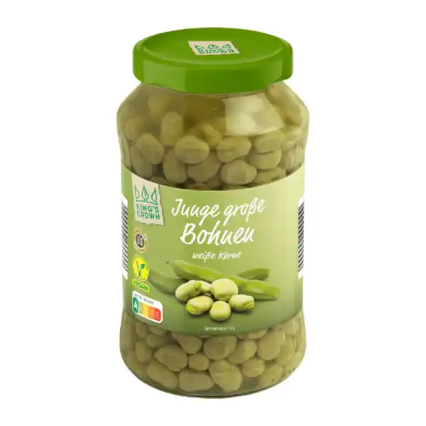 Bild 1 von KING'S CROWN Junge große Bohnen 720ml