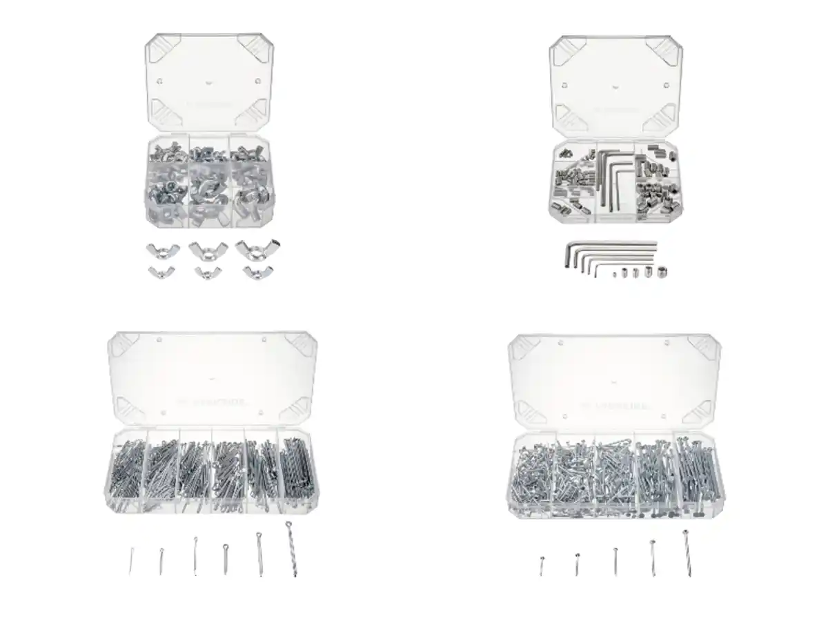 Bild 1 von PARKSIDE® Flügelmutter-Sortiment / Madenschrauben-Sortiment / Splint-Sortiment / Nagel-Sortiment