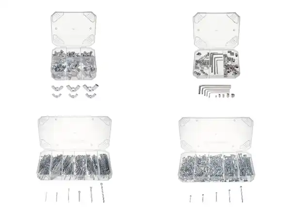 Bild 1 von PARKSIDE® Flügelmutter-Sortiment / Madenschrauben-Sortiment / Splint-Sortiment / Nagel-Sortiment