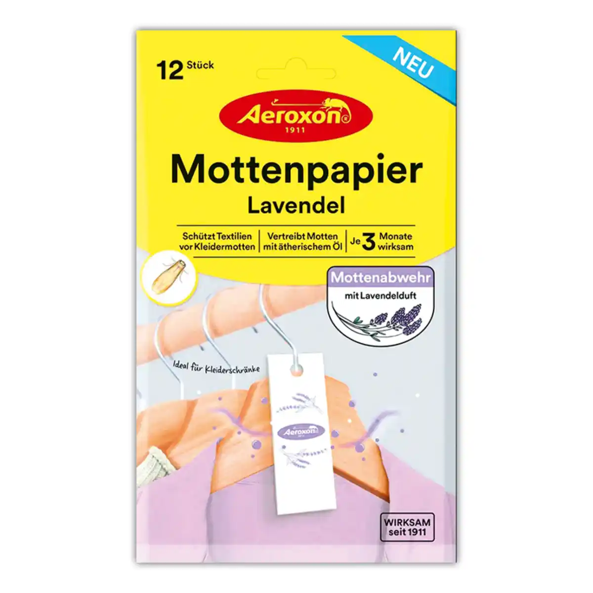 Bild 1 von Aeroxon Mottenpapier Lavendel
