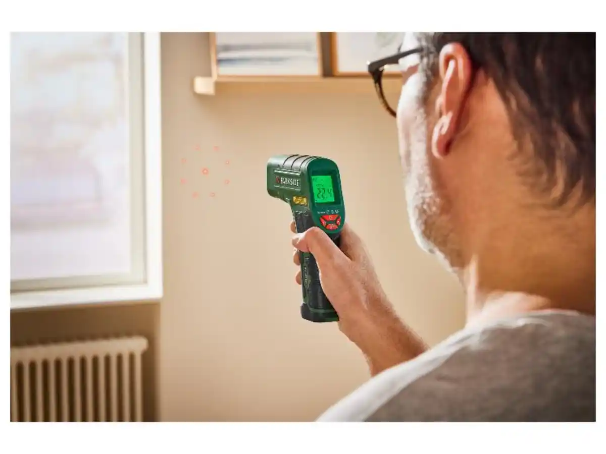 Bild 2 von PARKSIDE® Infrarot-Temperaturmessgerät »PTI 380 C2«, mit farbiger Anzeige und Hinweiston