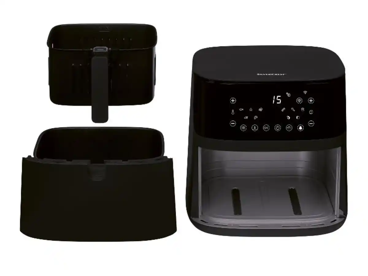 Bild 3 von SILVERCREST® KITCHEN TOOLS Heißluftfritteuse XL Smart »SHFS 2150 A2«, 2150 W, 5,5 l
