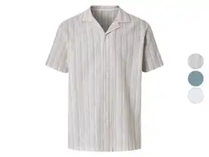 esmara Men Herren Leinenhemd, leger geschnitten