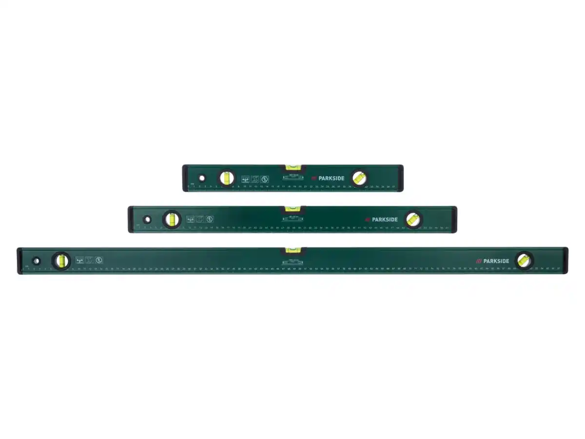 Bild 1 von PARKSIDE® Wasserwaagenset, 3-teilig,  3 Libellen