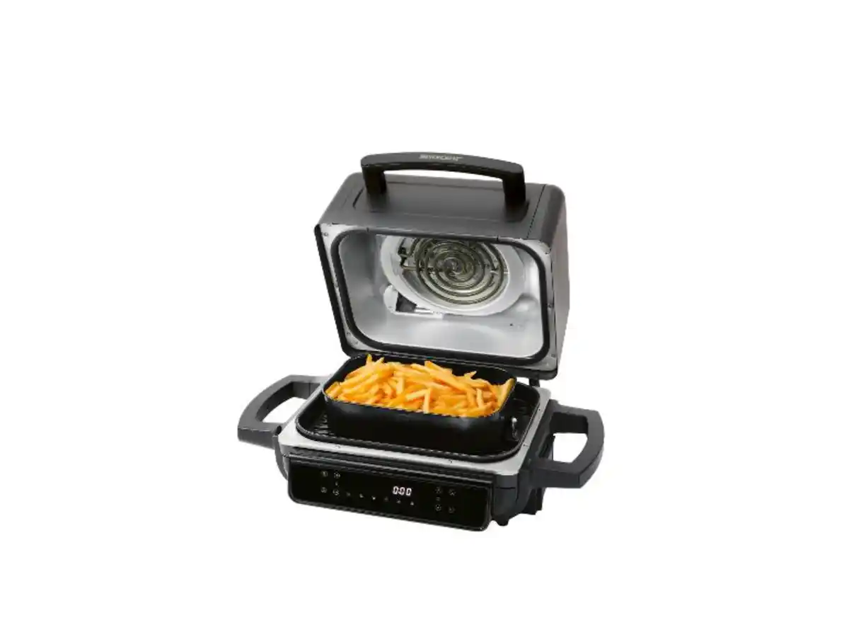 Bild 2 von SILVERCREST® KITCHEN TOOLS Heißluftfritteuse mit Grill- und Räucherfunktion »SHLFS 2200 A1«, 2200 W, 3,8 l