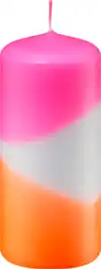 Profissimo Stumpenkerze gedippt Neon